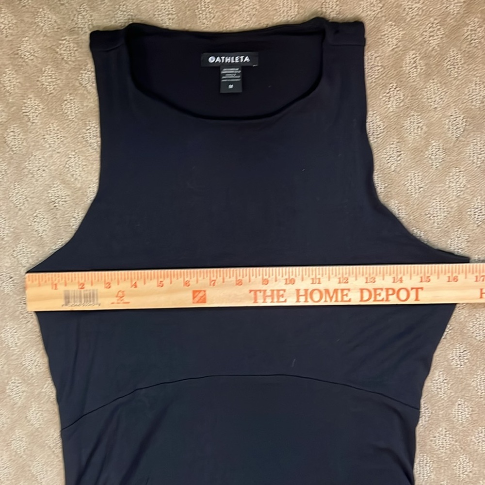 Athleta High Neck Black Tank Dress - Picture 9 of 10